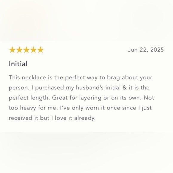 NWT Letter L - Anthropologie Monogram Heart Charm Necklace (NWT US$ 52) - Picture 12 of 15